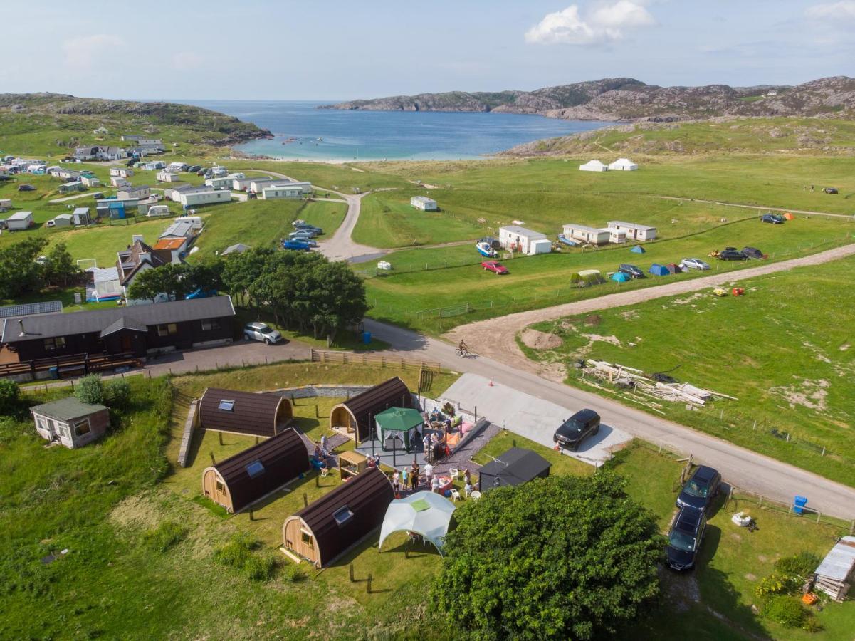 North Coast 500 Pods Otel Achmelvich Dış mekan fotoğraf