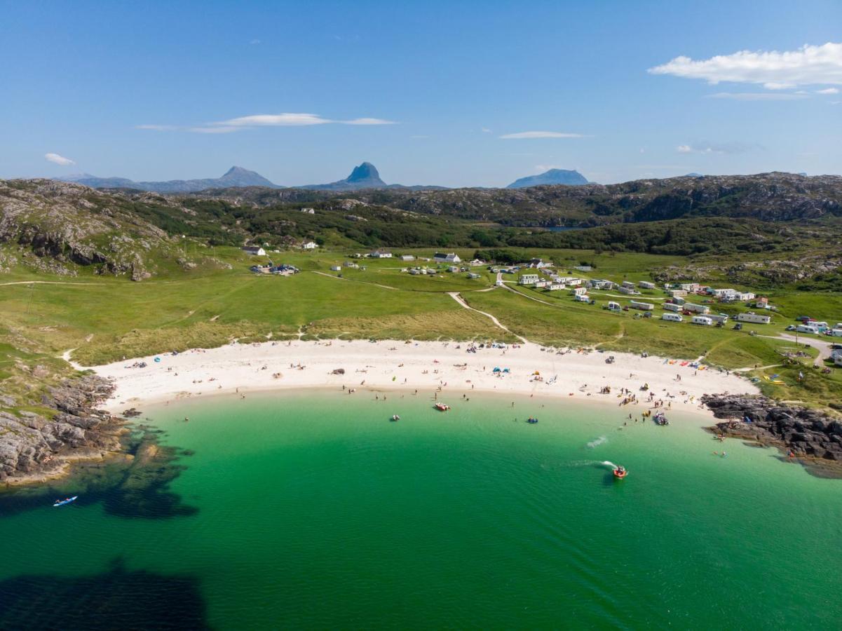 North Coast 500 Pods Otel Achmelvich Dış mekan fotoğraf
